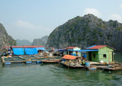 Fishing Village in Ha Long Bay