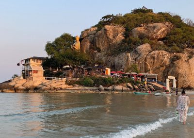 Approaching Khao Takiab from Hua Hin Beach