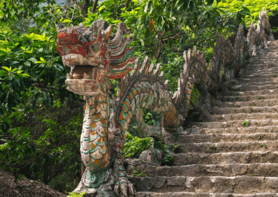 Dragon Balustrade Hang Mua Cave