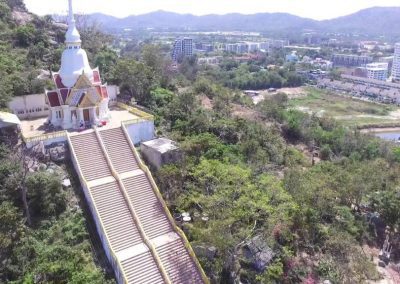 Kaho Wat Lad temple shot from above