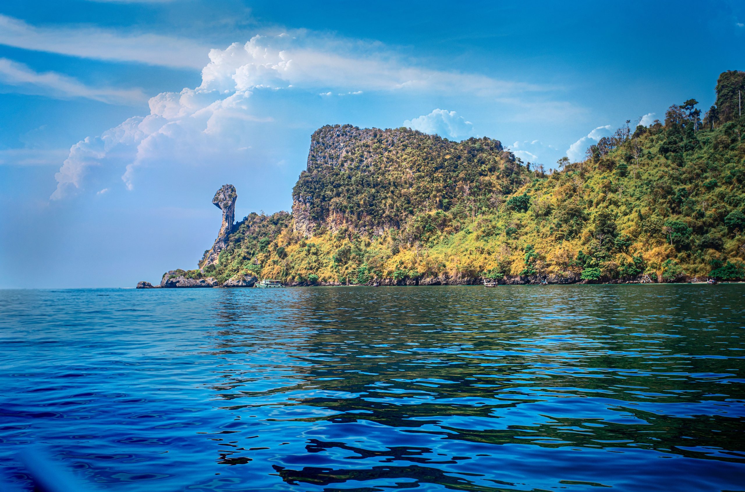 Chicken Island near Krabi Iconic Chicken Head Island near Krabi, Thailand.